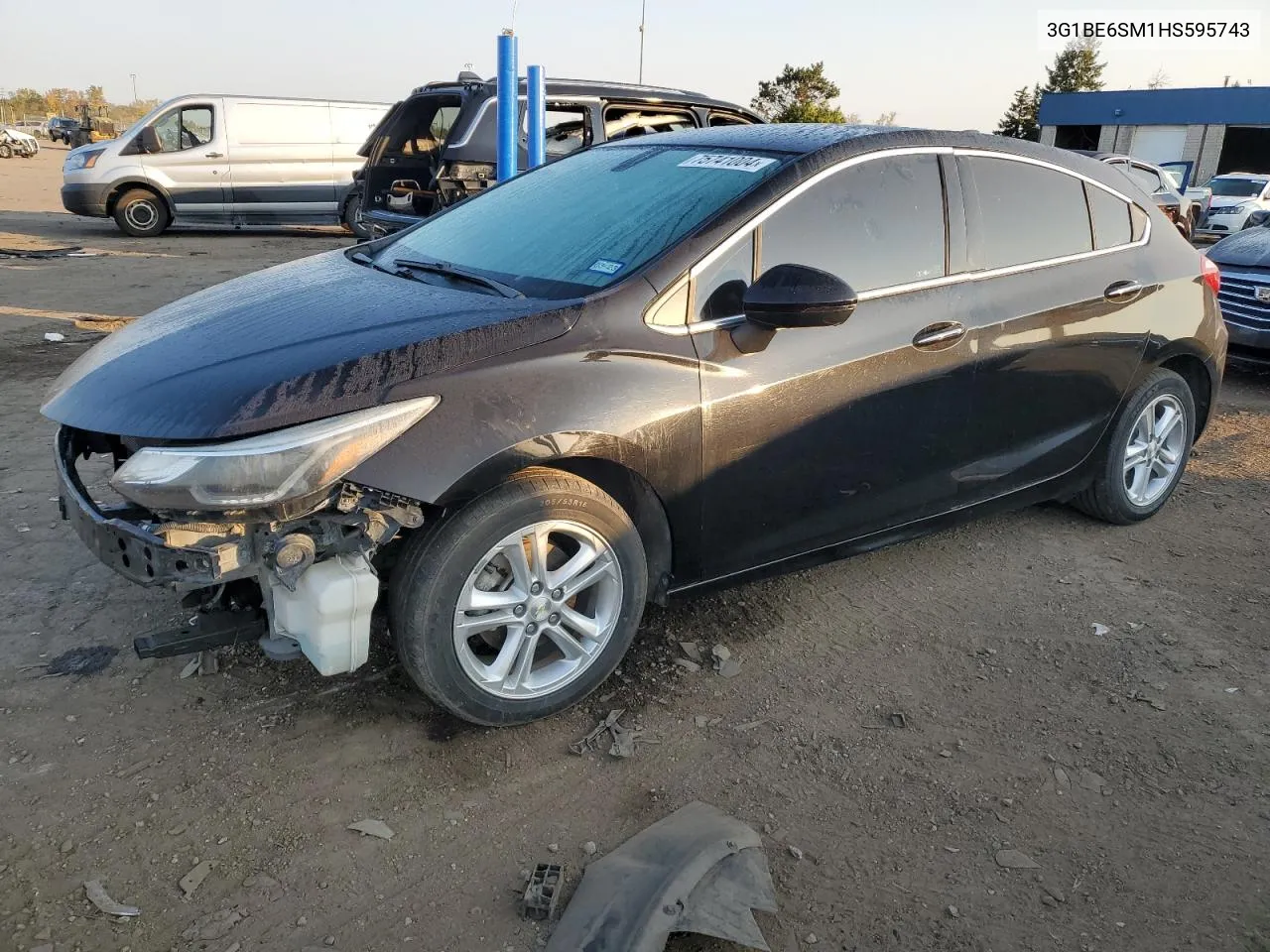 2017 Chevrolet Cruze Lt VIN: 3G1BE6SM1HS595743 Lot: 75741004