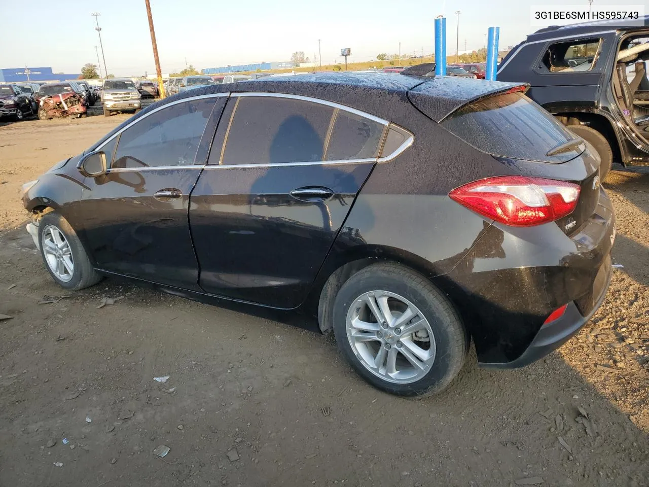 2017 Chevrolet Cruze Lt VIN: 3G1BE6SM1HS595743 Lot: 75741004