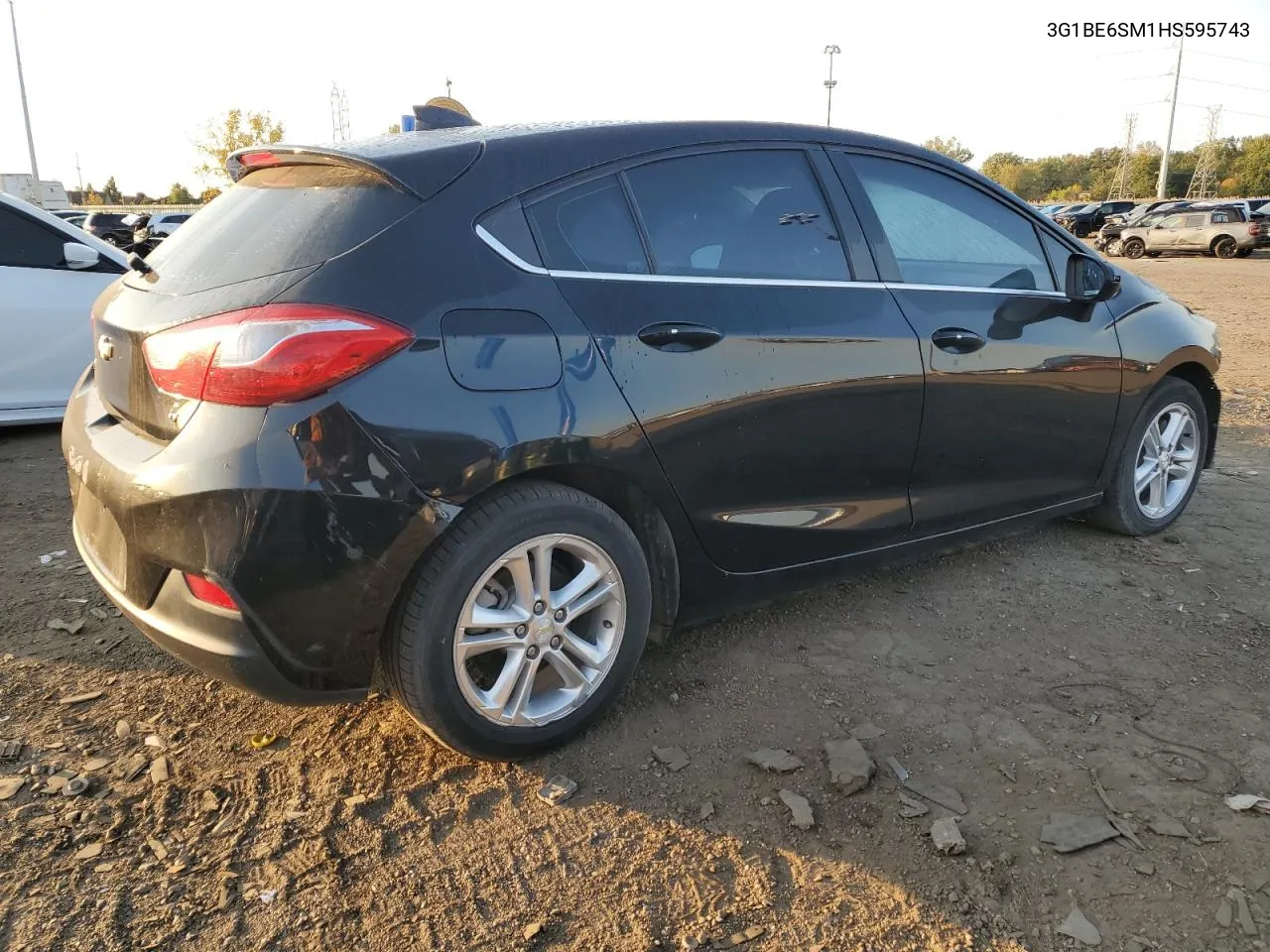 2017 Chevrolet Cruze Lt VIN: 3G1BE6SM1HS595743 Lot: 75741004