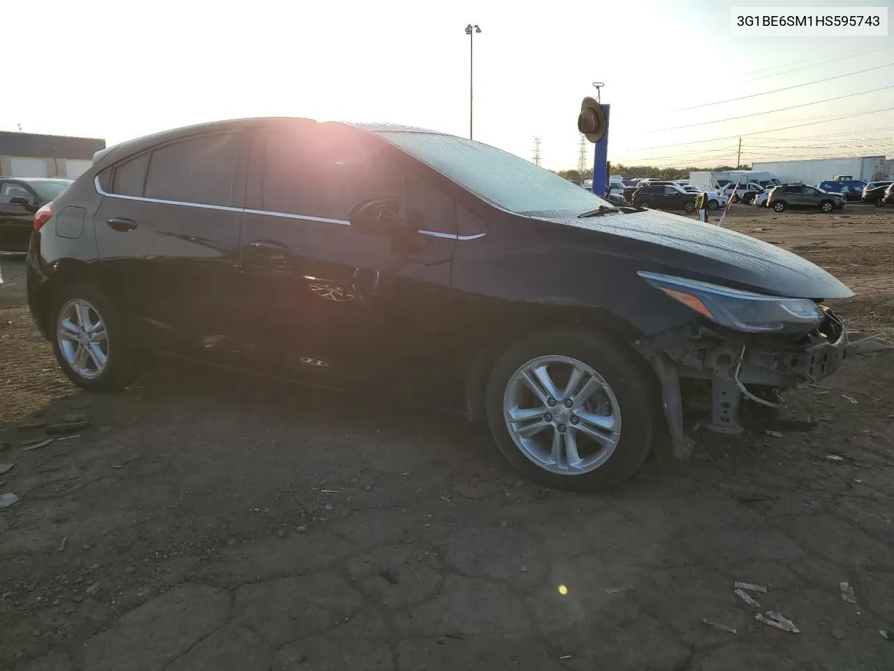 2017 Chevrolet Cruze Lt VIN: 3G1BE6SM1HS595743 Lot: 75741004