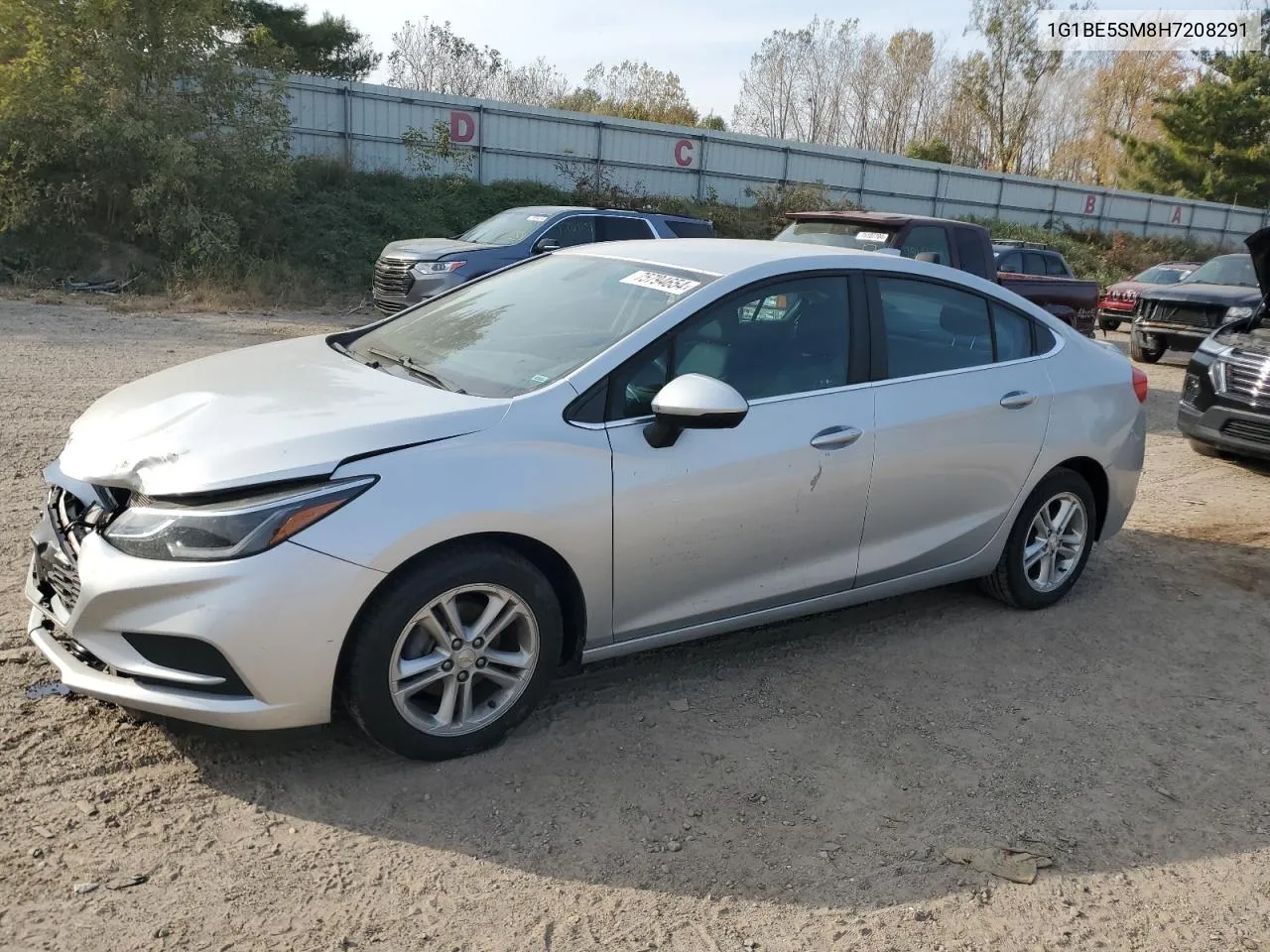 2017 Chevrolet Cruze Lt VIN: 1G1BE5SM8H7208291 Lot: 75794654