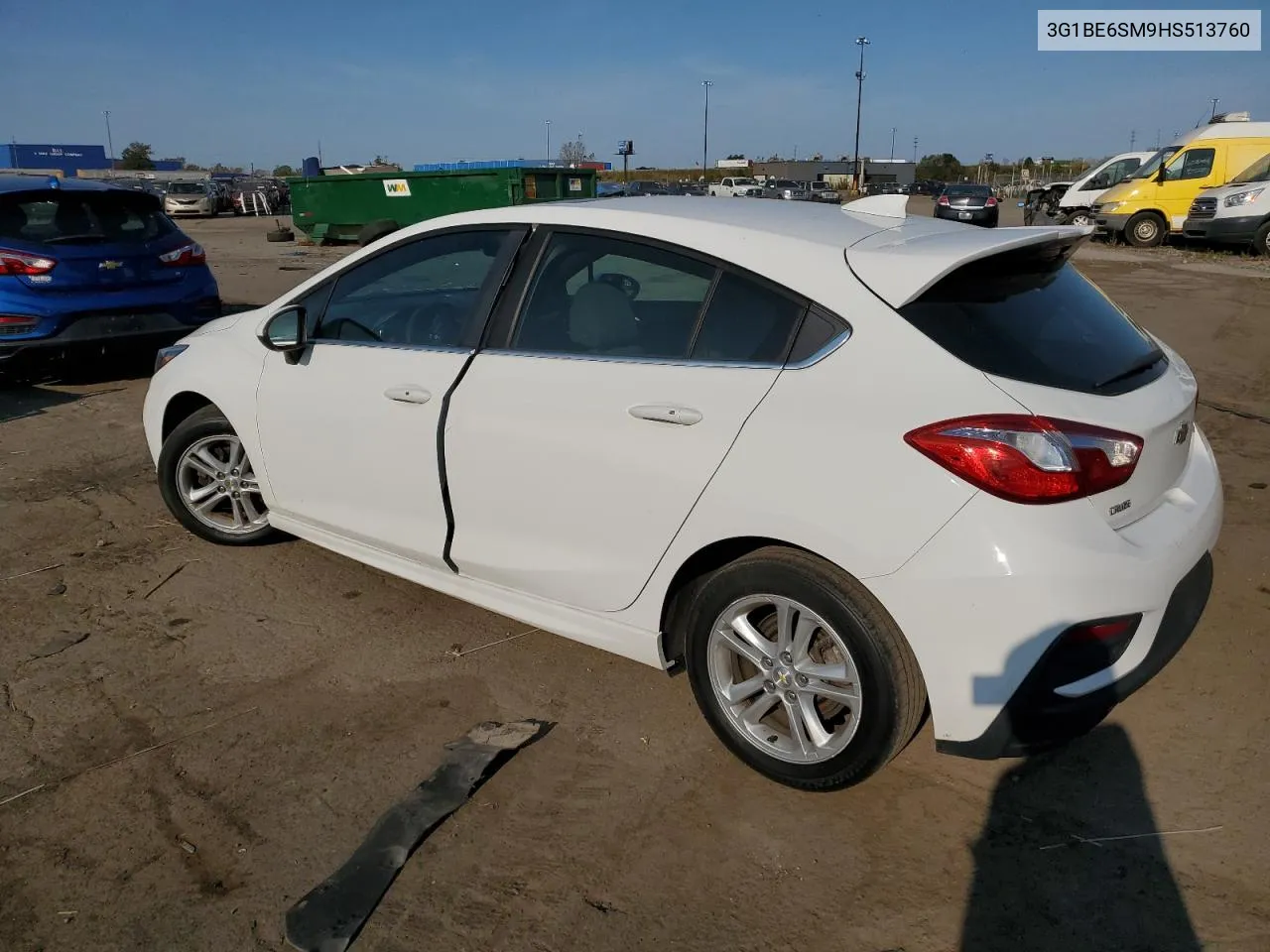 2017 Chevrolet Cruze Lt VIN: 3G1BE6SM9HS513760 Lot: 75797534