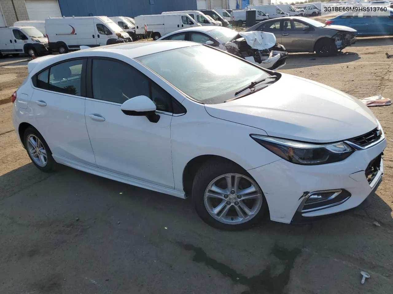 2017 Chevrolet Cruze Lt VIN: 3G1BE6SM9HS513760 Lot: 75797534