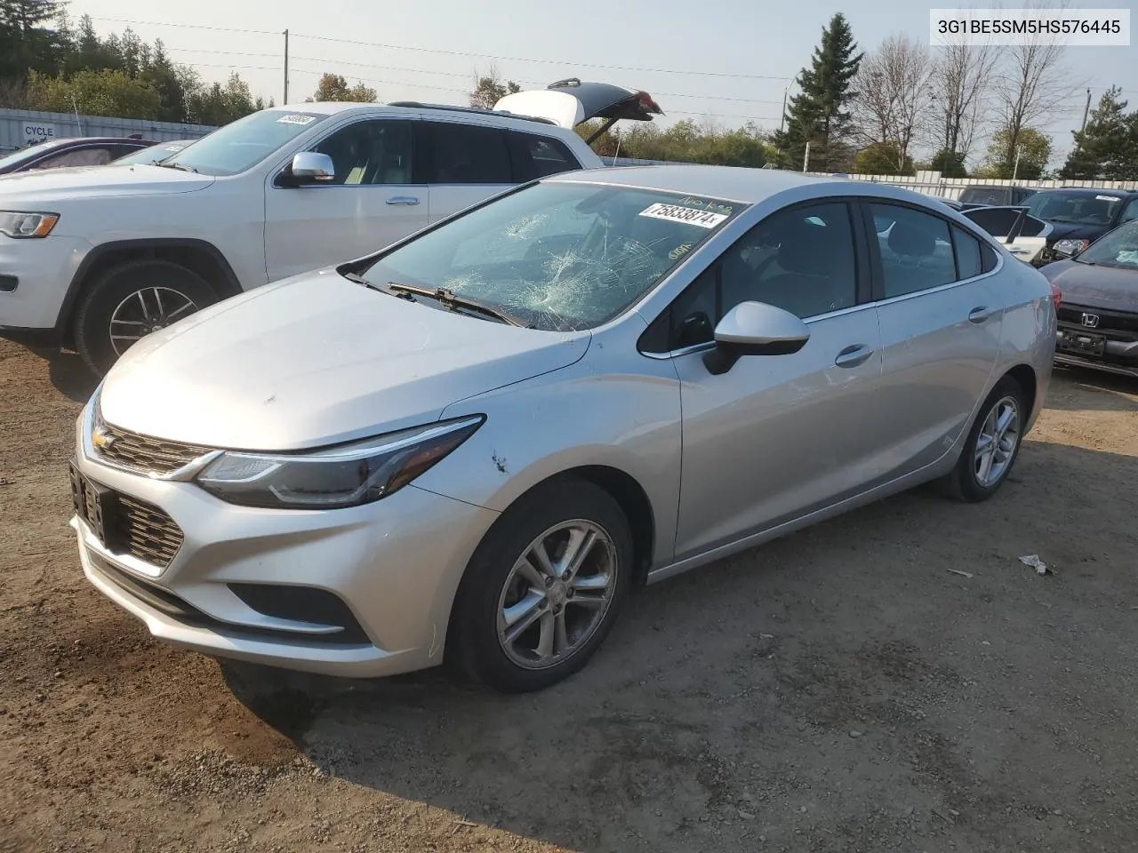 2017 Chevrolet Cruze Lt VIN: 3G1BE5SM5HS576445 Lot: 75833874