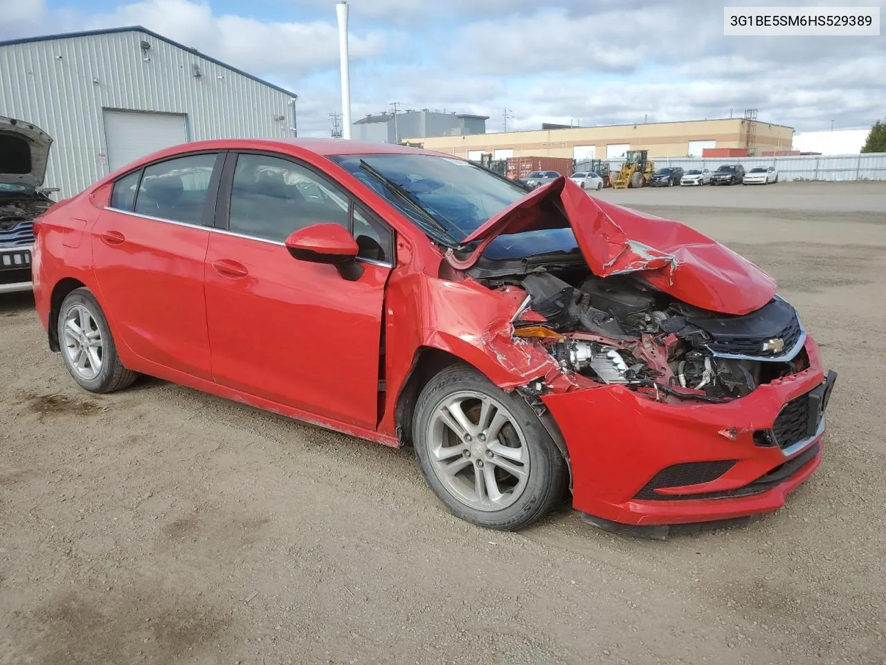 2017 Chevrolet Cruze Lt VIN: 3G1BE5SM6HS529389 Lot: 75875774