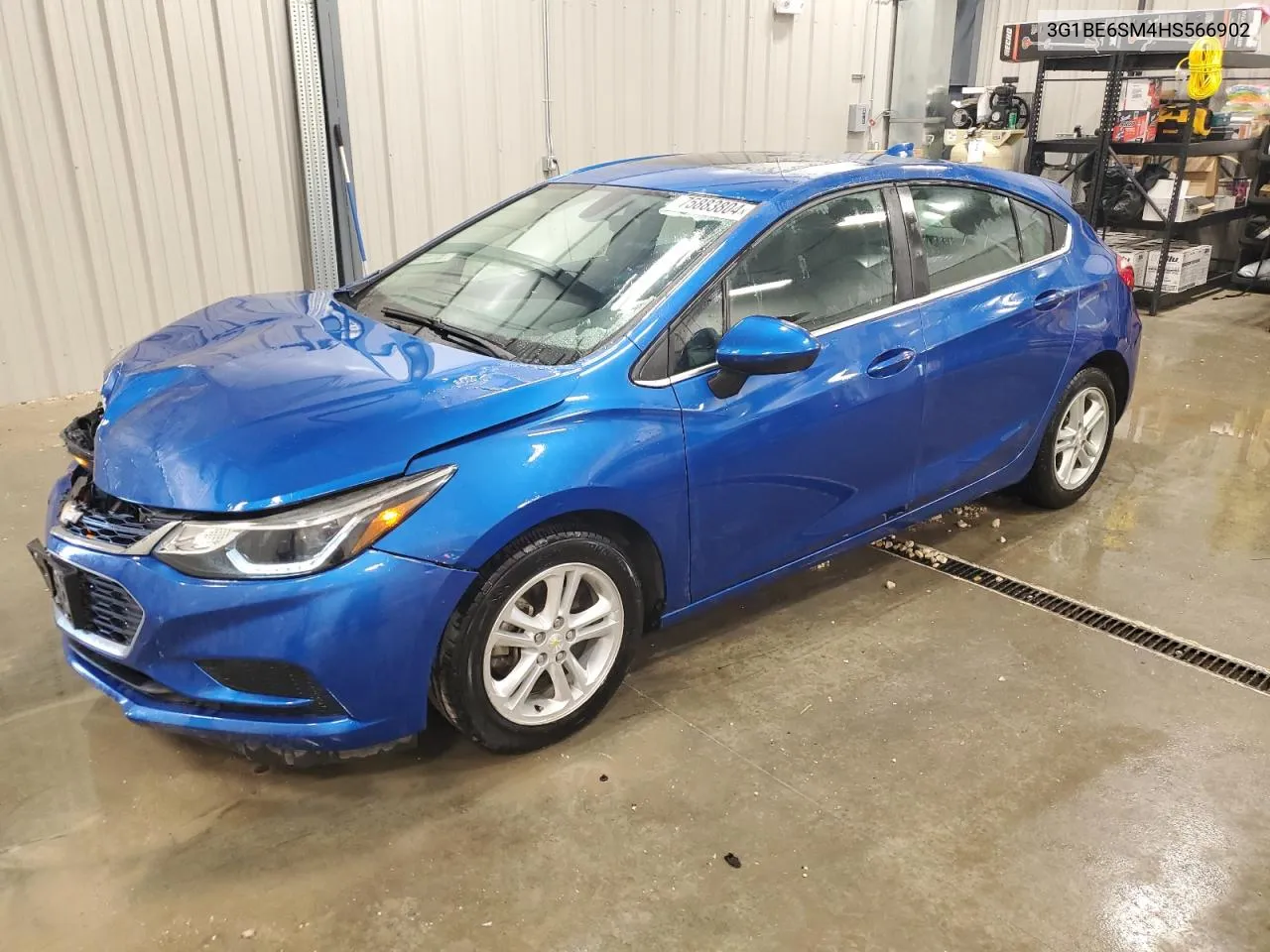 2017 Chevrolet Cruze Lt VIN: 3G1BE6SM4HS566902 Lot: 75883804