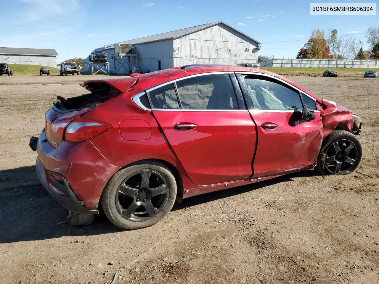 2017 Chevrolet Cruze Premier VIN: 3G1BF6SM8HS606394 Lot: 75893044