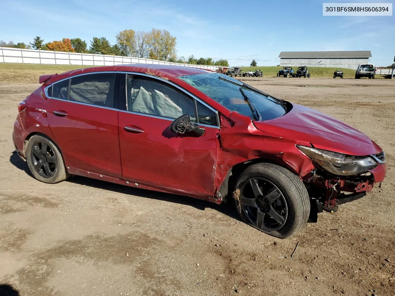 2017 Chevrolet Cruze Premier VIN: 3G1BF6SM8HS606394 Lot: 75893044