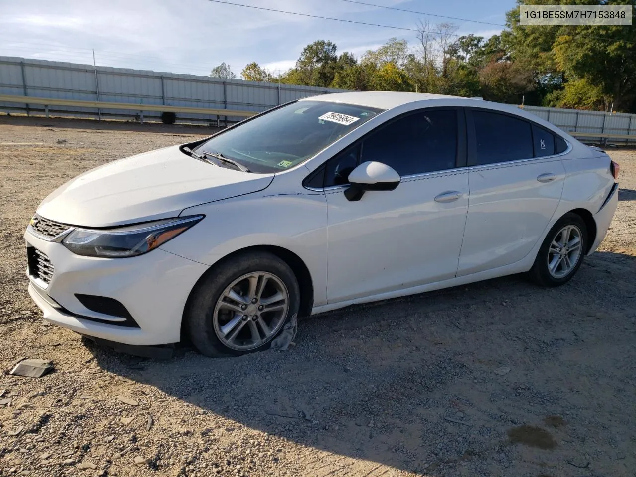 2017 Chevrolet Cruze Lt VIN: 1G1BE5SM7H7153848 Lot: 75926964