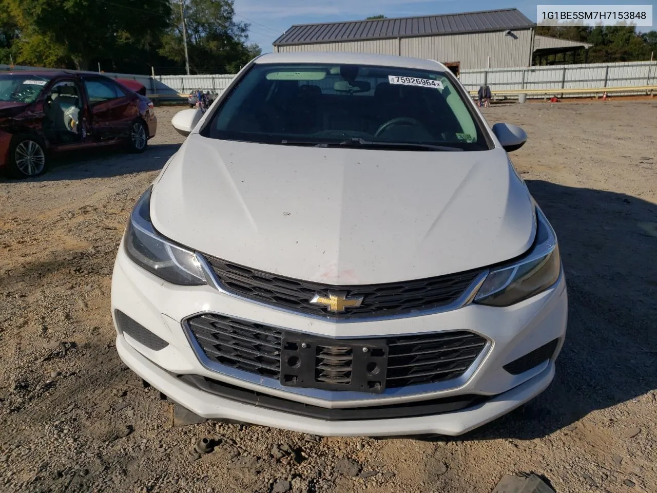 2017 Chevrolet Cruze Lt VIN: 1G1BE5SM7H7153848 Lot: 75926964