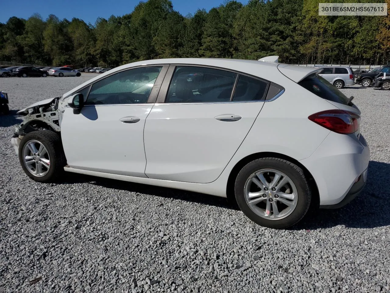 2017 Chevrolet Cruze Lt VIN: 3G1BE6SM2HS567613 Lot: 75932534