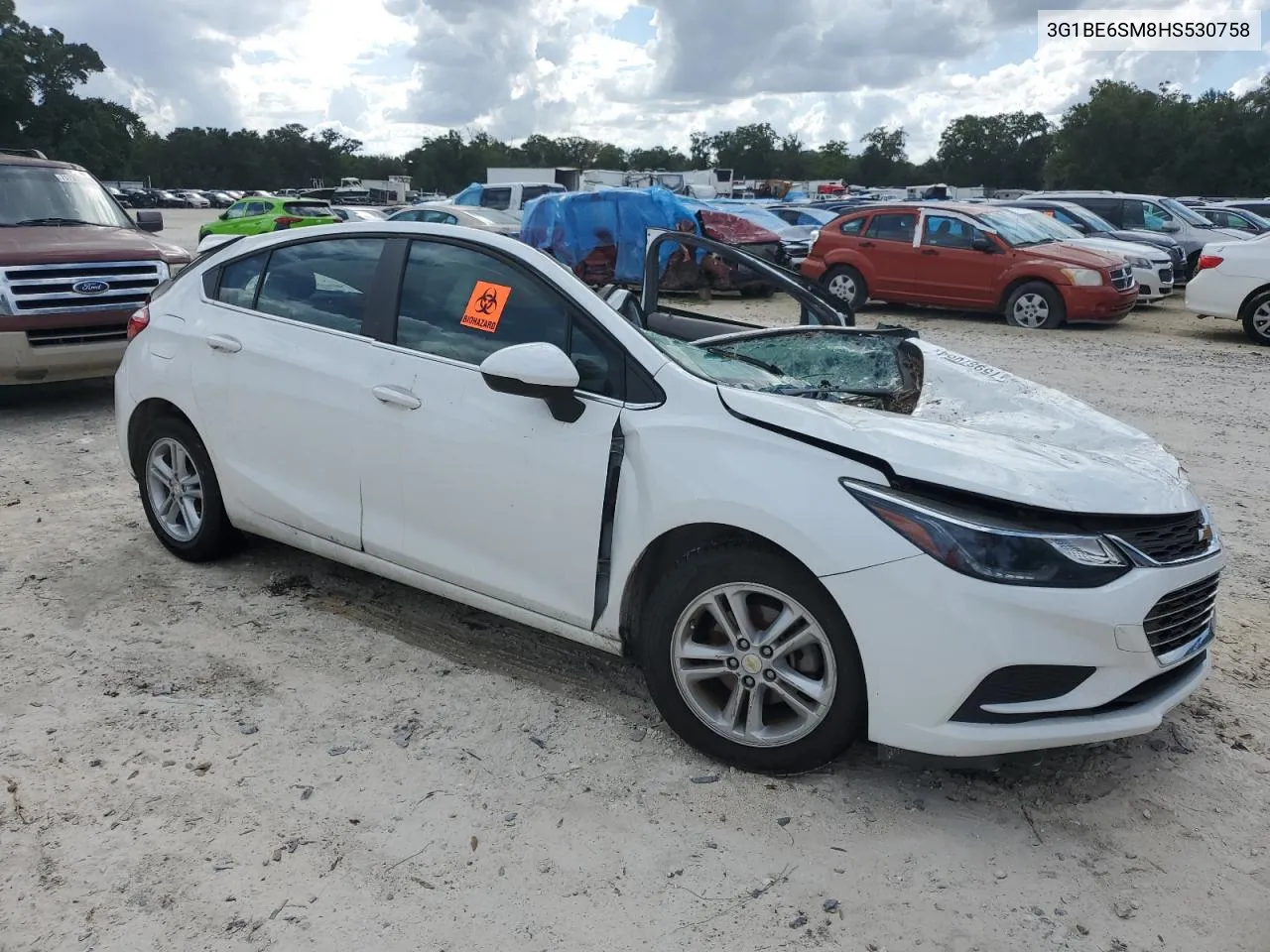 2017 Chevrolet Cruze Lt VIN: 3G1BE6SM8HS530758 Lot: 75987064