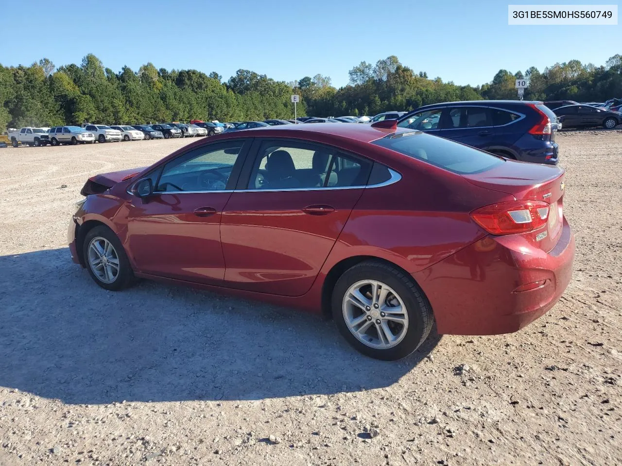 2017 Chevrolet Cruze Lt VIN: 3G1BE5SM0HS560749 Lot: 76153594