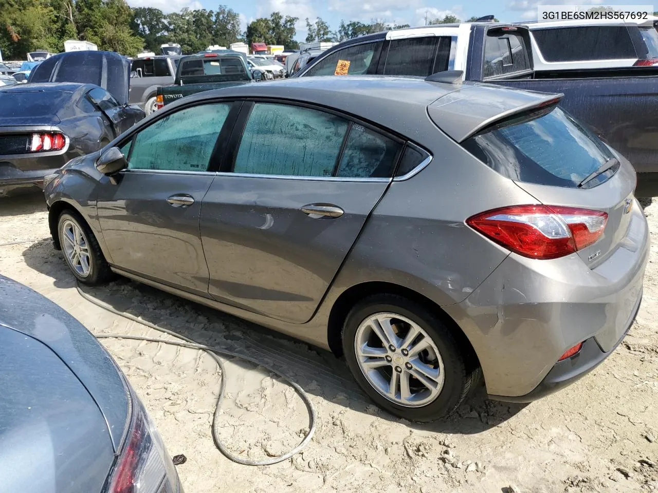 2017 Chevrolet Cruze Lt VIN: 3G1BE6SM2HS567692 Lot: 76157164