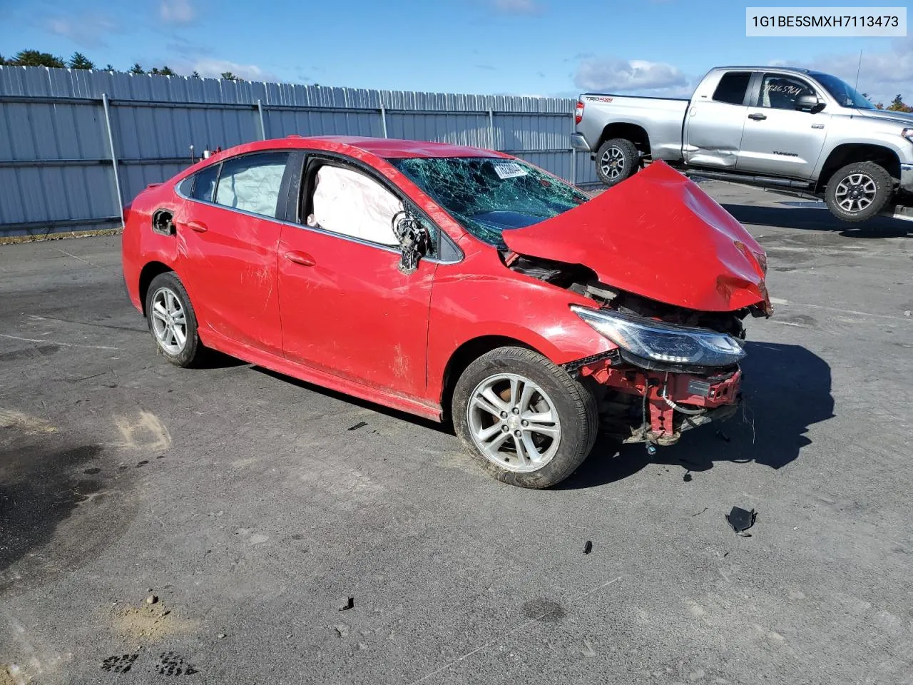 2017 Chevrolet Cruze Lt VIN: 1G1BE5SMXH7113473 Lot: 76238044