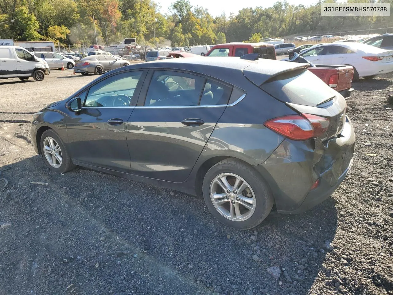 2017 Chevrolet Cruze Lt VIN: 3G1BE6SM8HS570788 Lot: 76248404