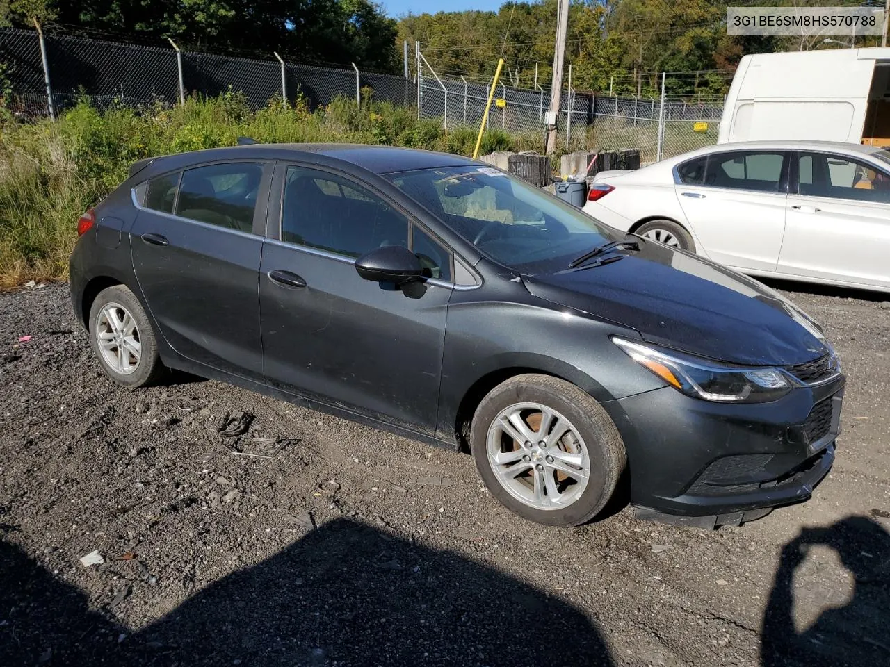 2017 Chevrolet Cruze Lt VIN: 3G1BE6SM8HS570788 Lot: 76248404