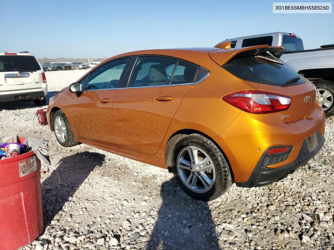 2017 Chevrolet Cruze Lt VIN: 3G1BE6SM8HS585260 Lot: 76495674