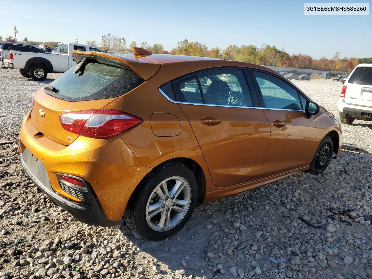 2017 Chevrolet Cruze Lt VIN: 3G1BE6SM8HS585260 Lot: 76495674