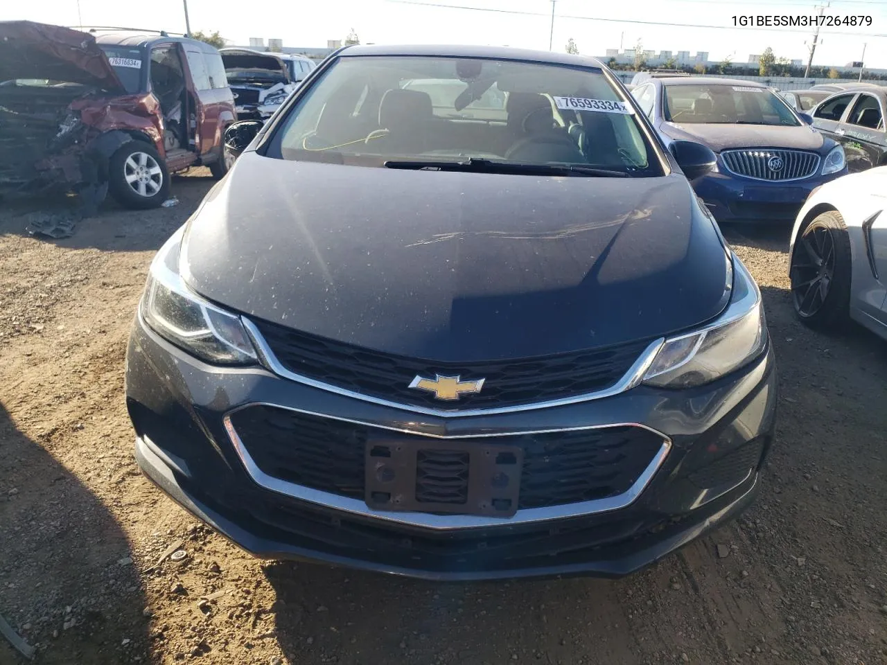 2017 Chevrolet Cruze Lt VIN: 1G1BE5SM3H7264879 Lot: 76593334