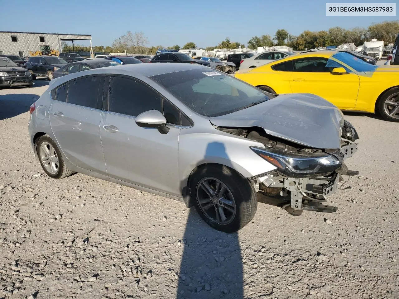 2017 Chevrolet Cruze Lt VIN: 3G1BE6SM3HS587983 Lot: 76630784