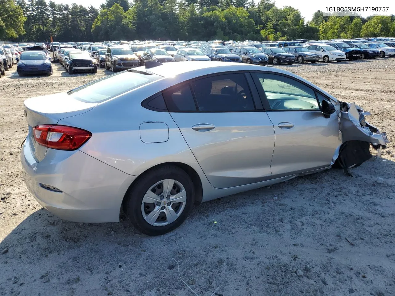 2017 Chevrolet Cruze Ls VIN: 1G1BC5SM5H7190757 Lot: 76784634