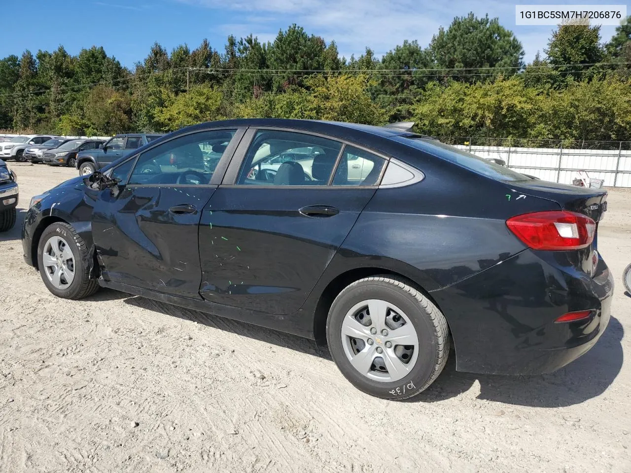 2017 Chevrolet Cruze Ls VIN: 1G1BC5SM7H7206876 Lot: 76833394