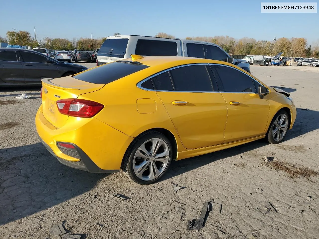 2017 Chevrolet Cruze Premier VIN: 1G1BF5SM8H7123948 Lot: 77026944