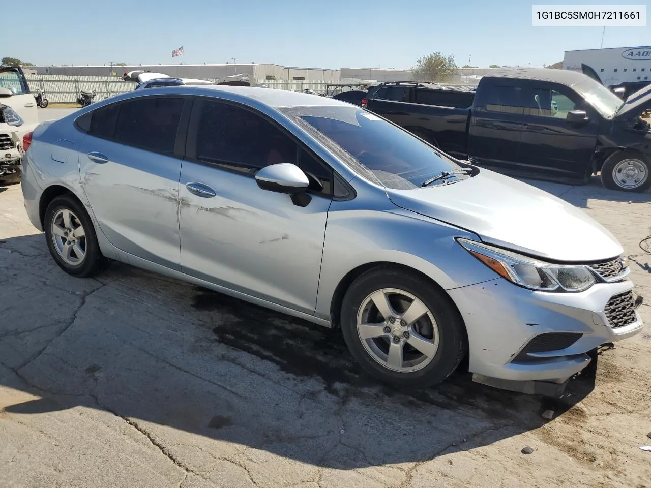 2017 Chevrolet Cruze Ls VIN: 1G1BC5SM0H7211661 Lot: 77370174