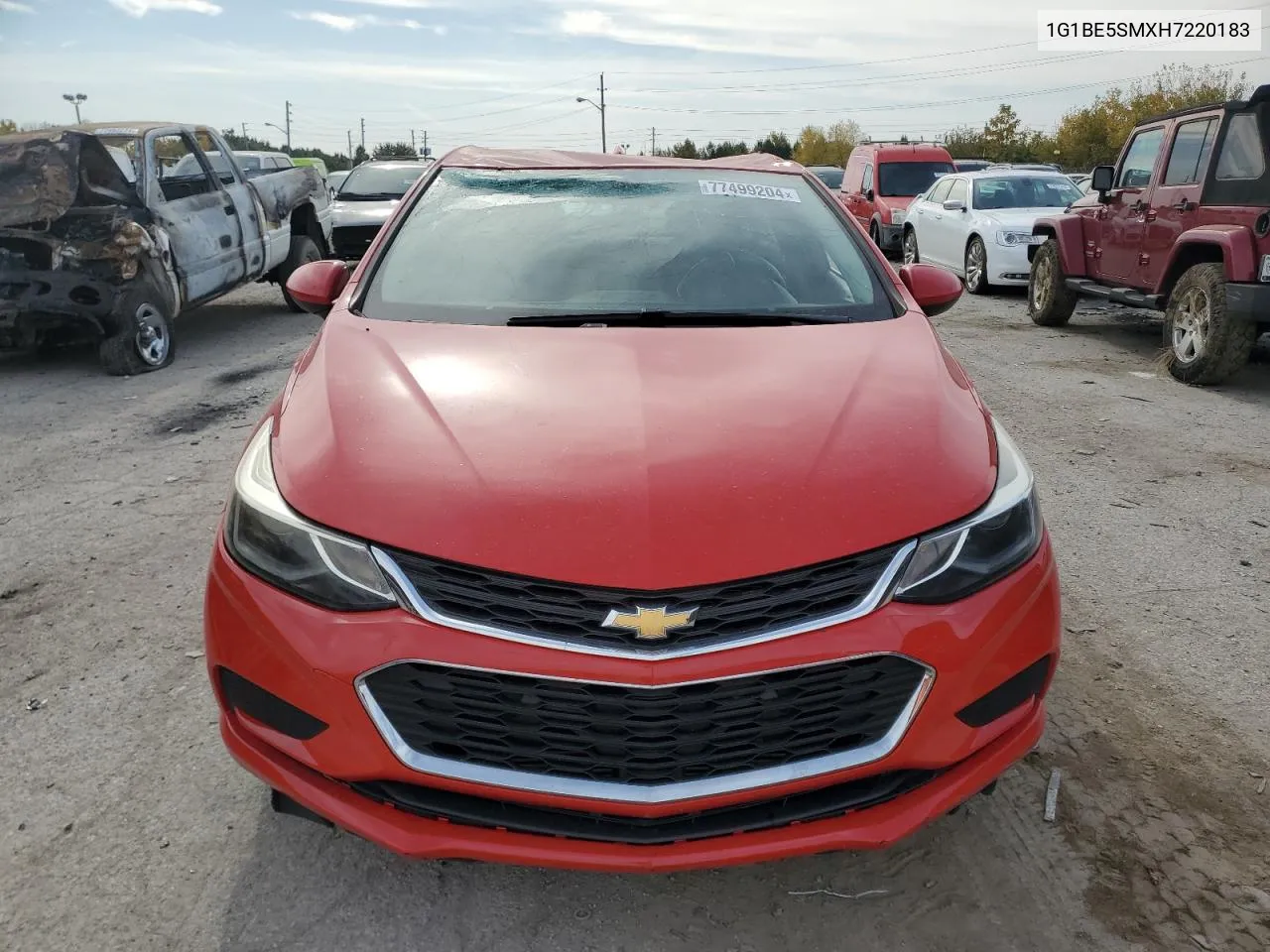 1G1BE5SMXH7220183 2017 Chevrolet Cruze Lt