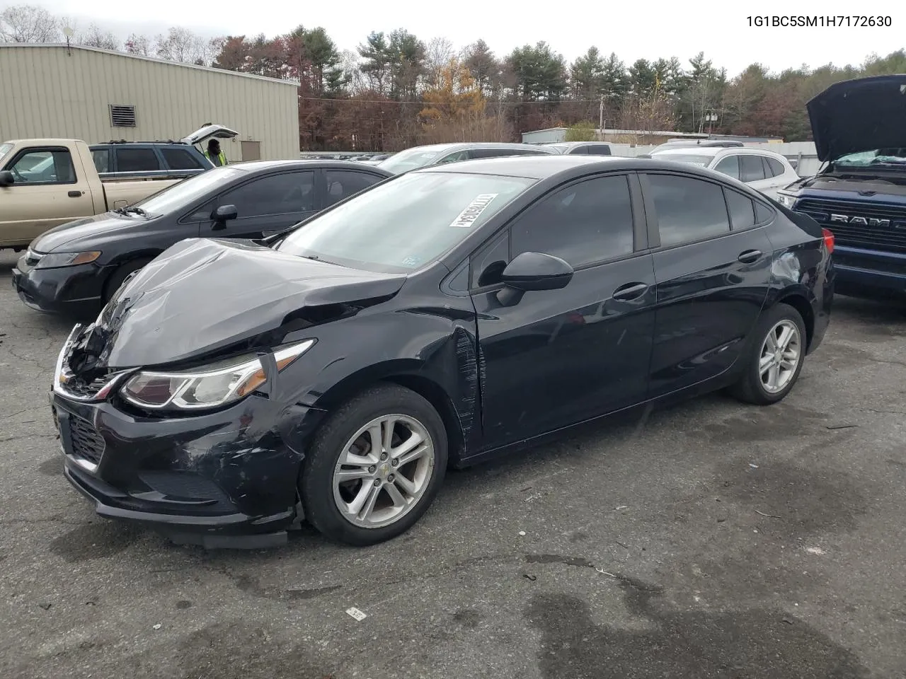 2017 Chevrolet Cruze Ls VIN: 1G1BC5SM1H7172630 Lot: 77785034