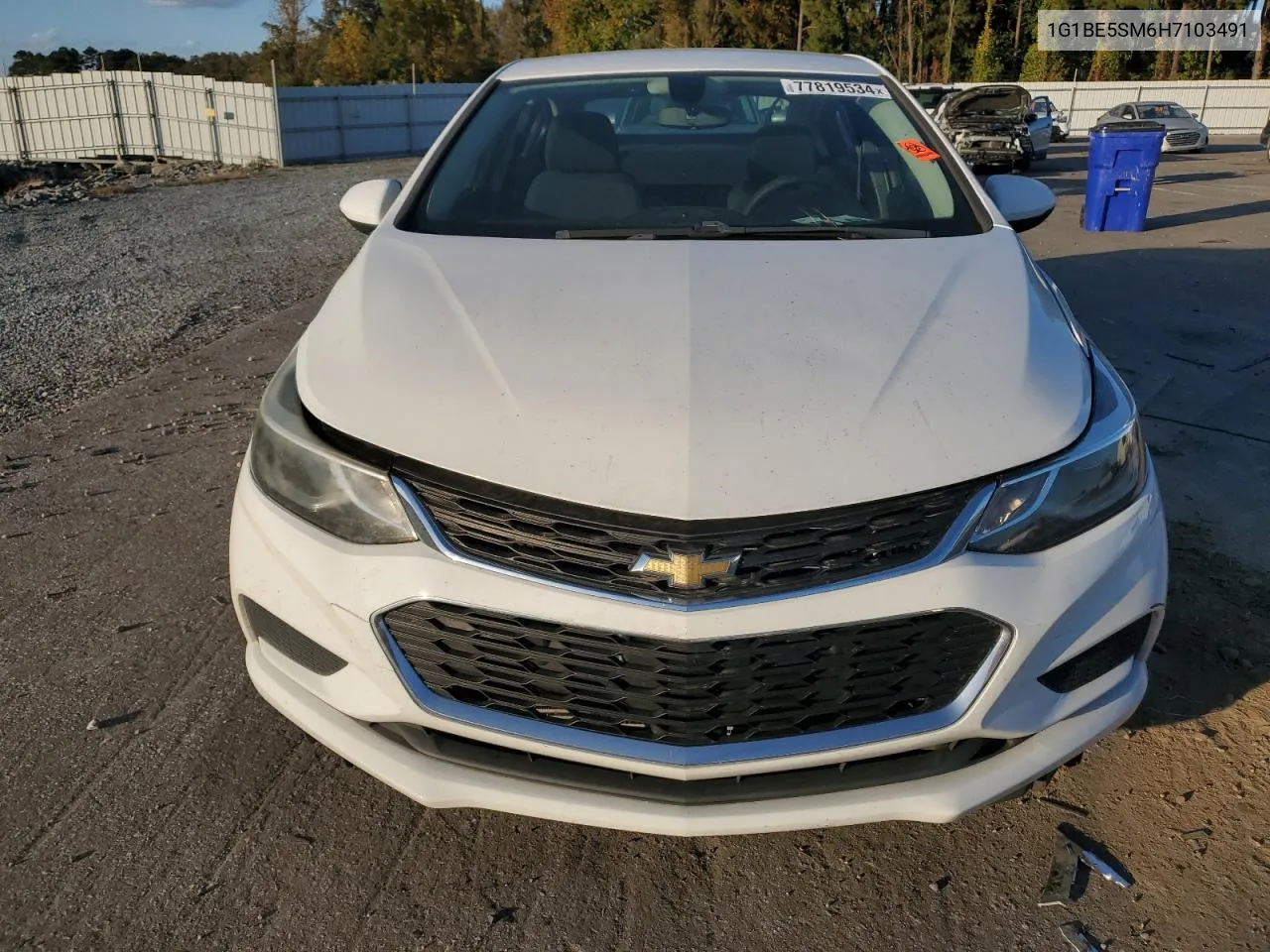 2017 Chevrolet Cruze Lt VIN: 1G1BE5SM6H7103491 Lot: 77819534