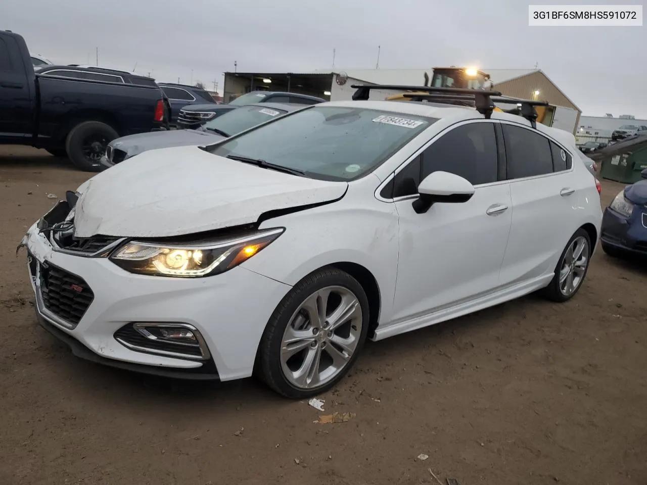 2017 Chevrolet Cruze Premier VIN: 3G1BF6SM8HS591072 Lot: 77843734