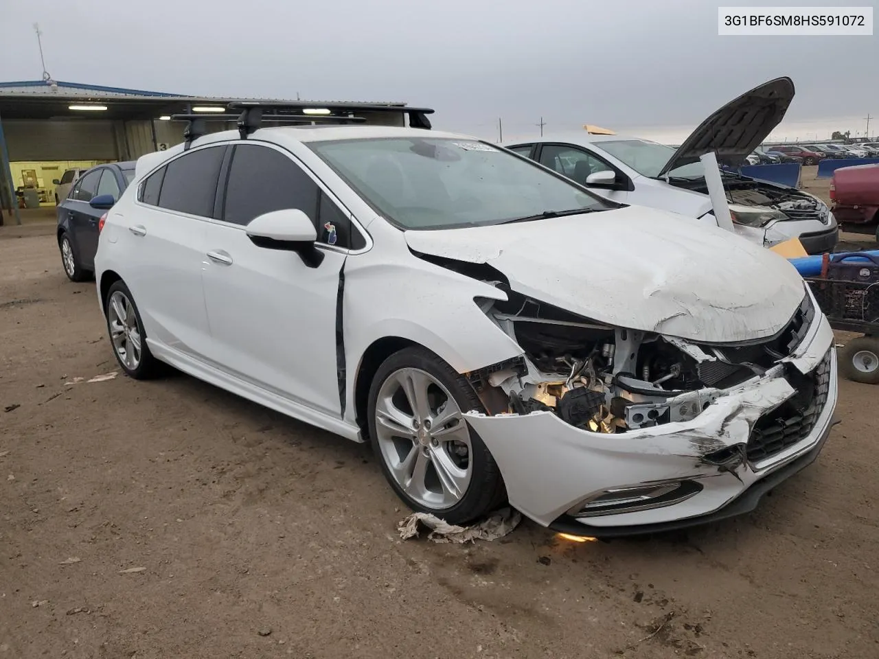 2017 Chevrolet Cruze Premier VIN: 3G1BF6SM8HS591072 Lot: 77843734