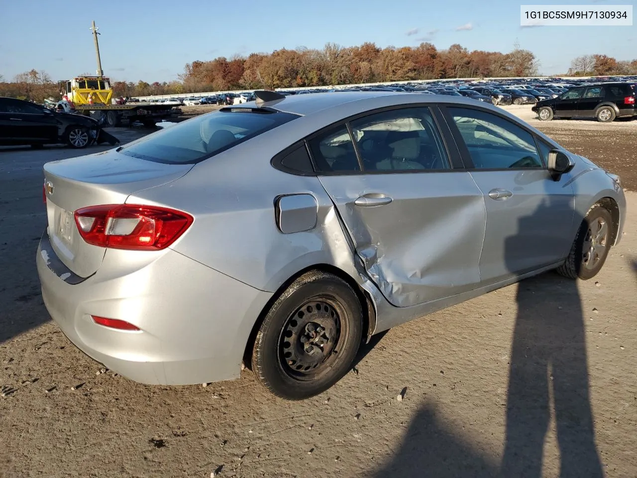 2017 Chevrolet Cruze Ls VIN: 1G1BC5SM9H7130934 Lot: 78015904