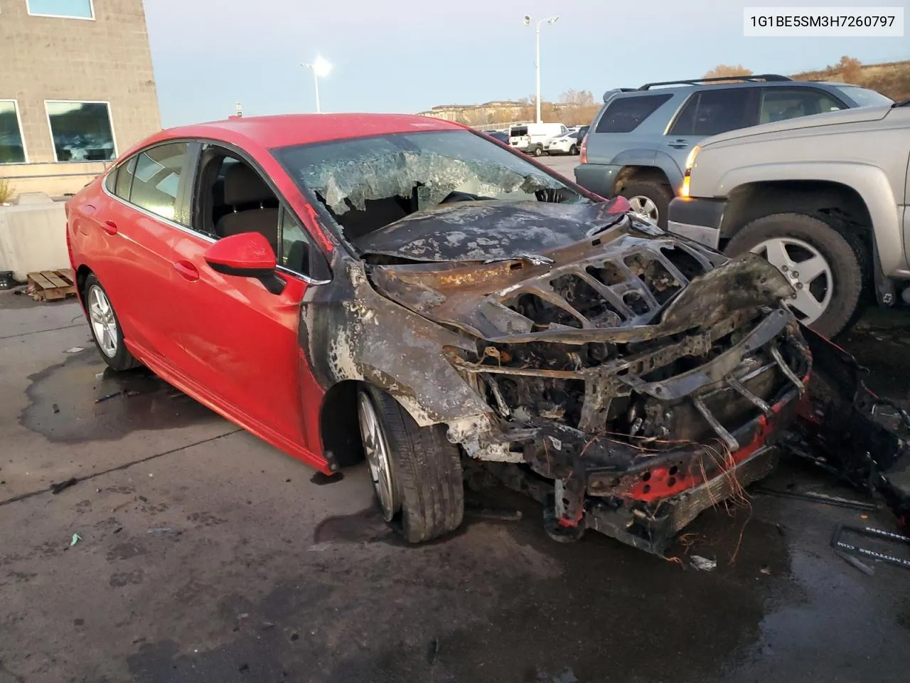 2017 Chevrolet Cruze Lt VIN: 1G1BE5SM3H7260797 Lot: 78280344