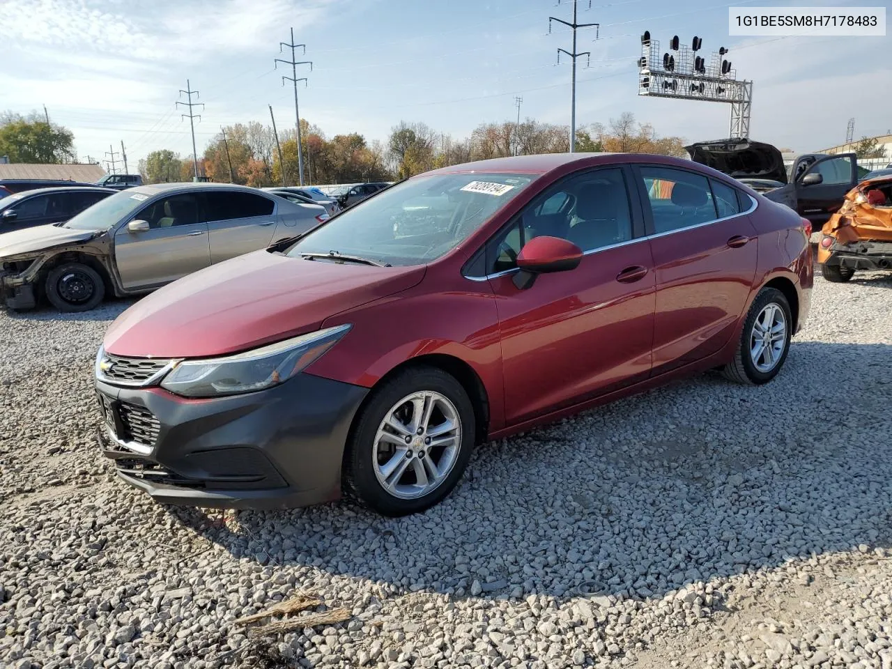 2017 Chevrolet Cruze Lt VIN: 1G1BE5SM8H7178483 Lot: 78289194