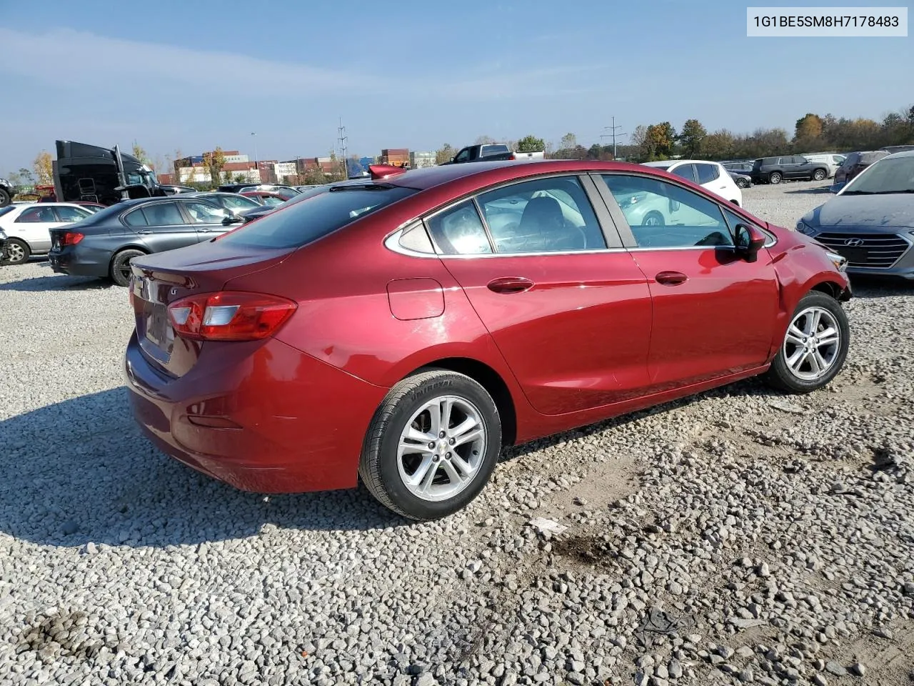 1G1BE5SM8H7178483 2017 Chevrolet Cruze Lt