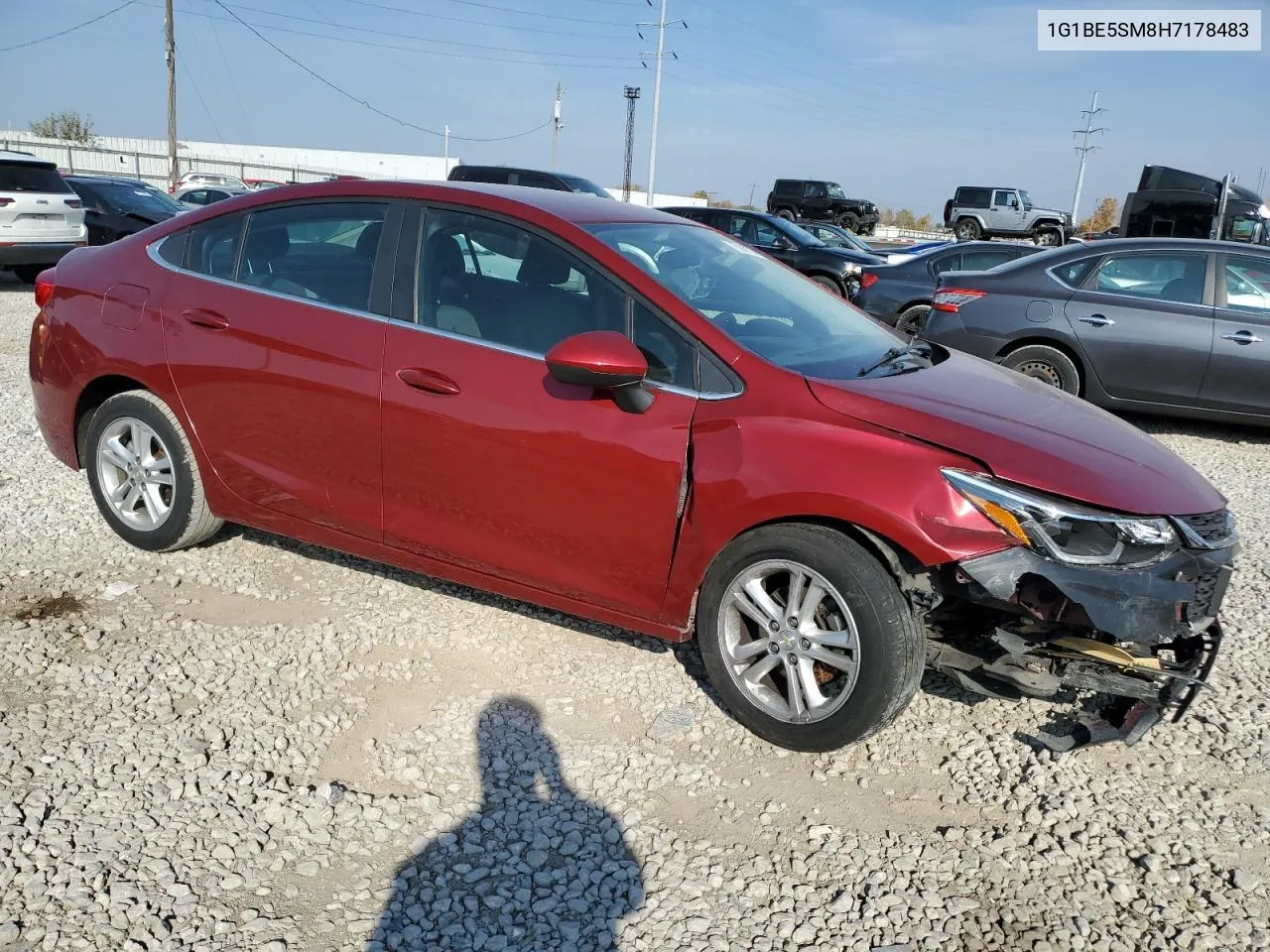 1G1BE5SM8H7178483 2017 Chevrolet Cruze Lt