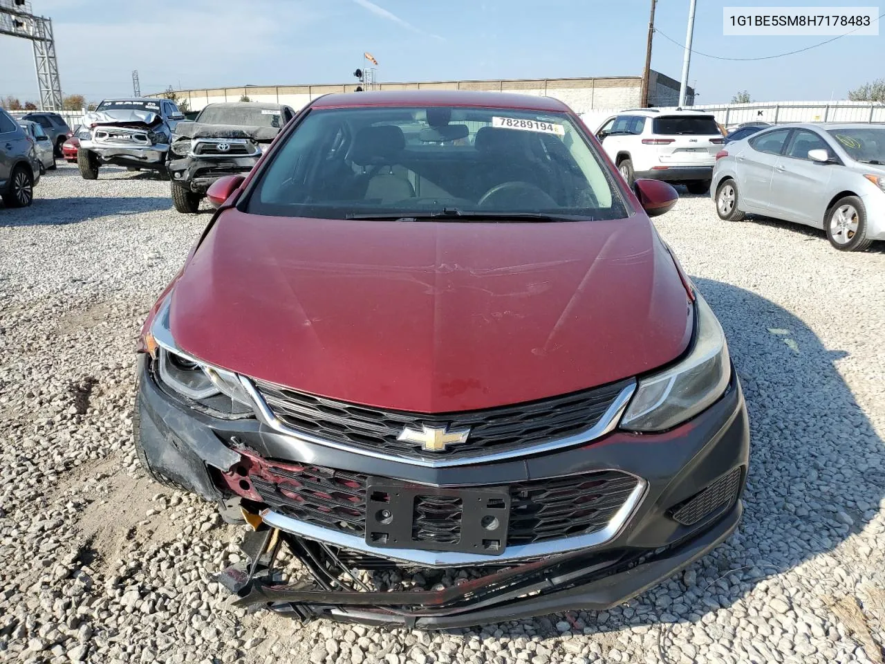 1G1BE5SM8H7178483 2017 Chevrolet Cruze Lt