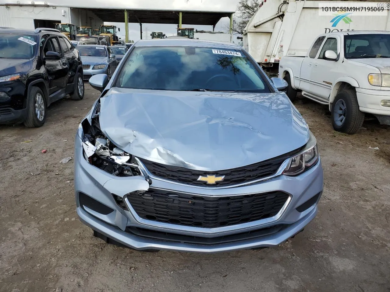 2017 Chevrolet Cruze Ls VIN: 1G1BC5SM9H7195069 Lot: 78463474