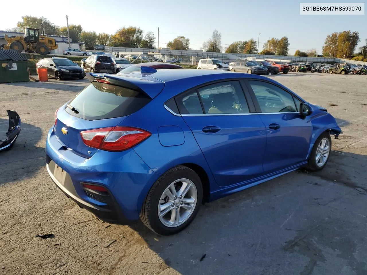 2017 Chevrolet Cruze Lt VIN: 3G1BE6SM7HS599070 Lot: 78516074