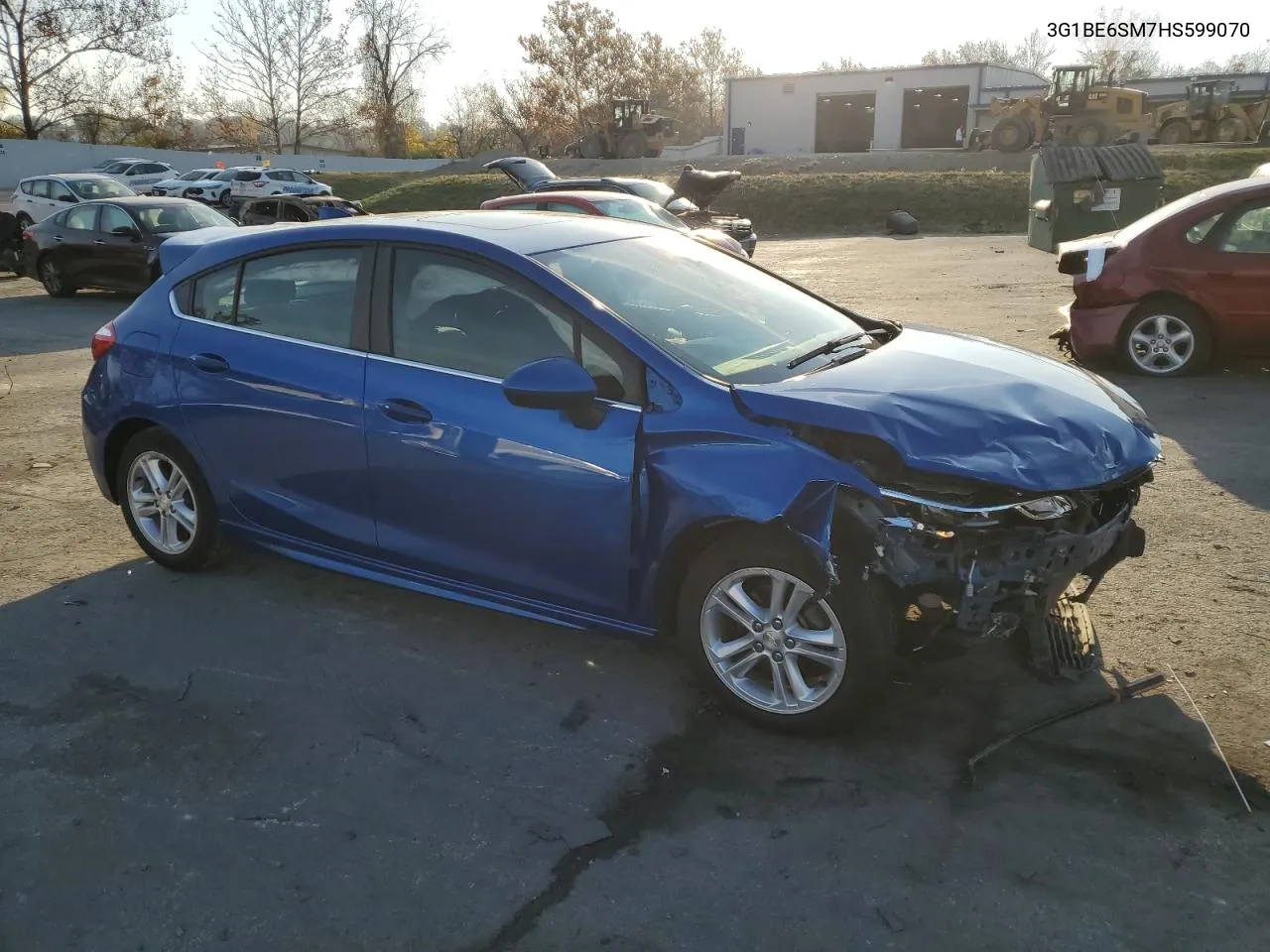 2017 Chevrolet Cruze Lt VIN: 3G1BE6SM7HS599070 Lot: 78516074