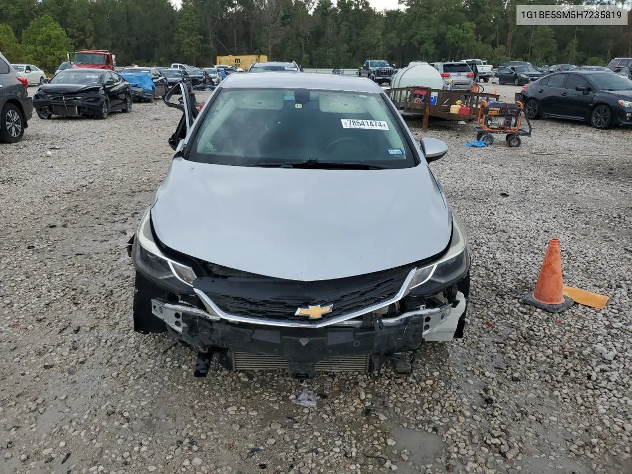 2017 Chevrolet Cruze Lt VIN: 1G1BE5SM5H7235819 Lot: 78541474