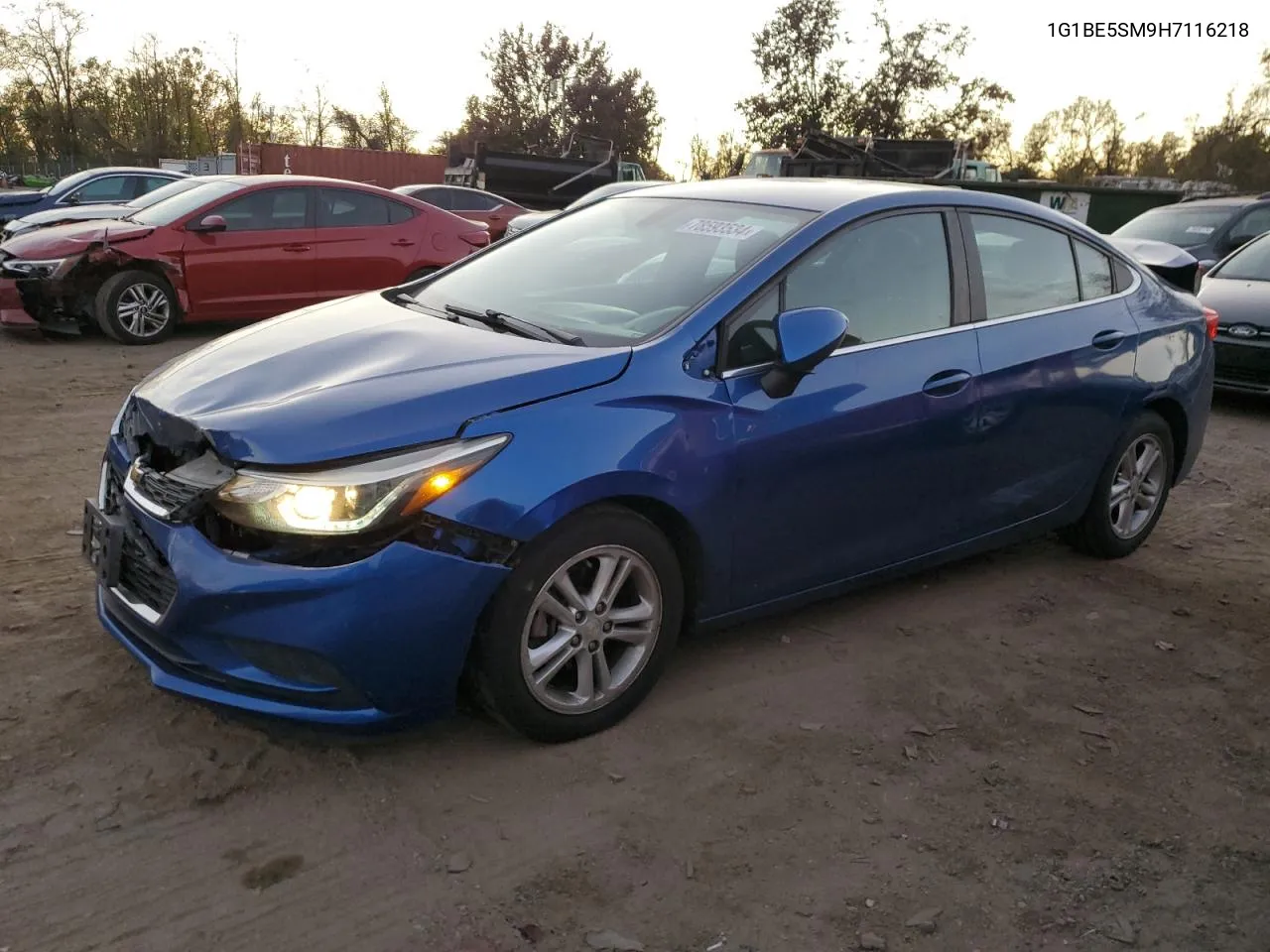 2017 Chevrolet Cruze Lt VIN: 1G1BE5SM9H7116218 Lot: 78593534