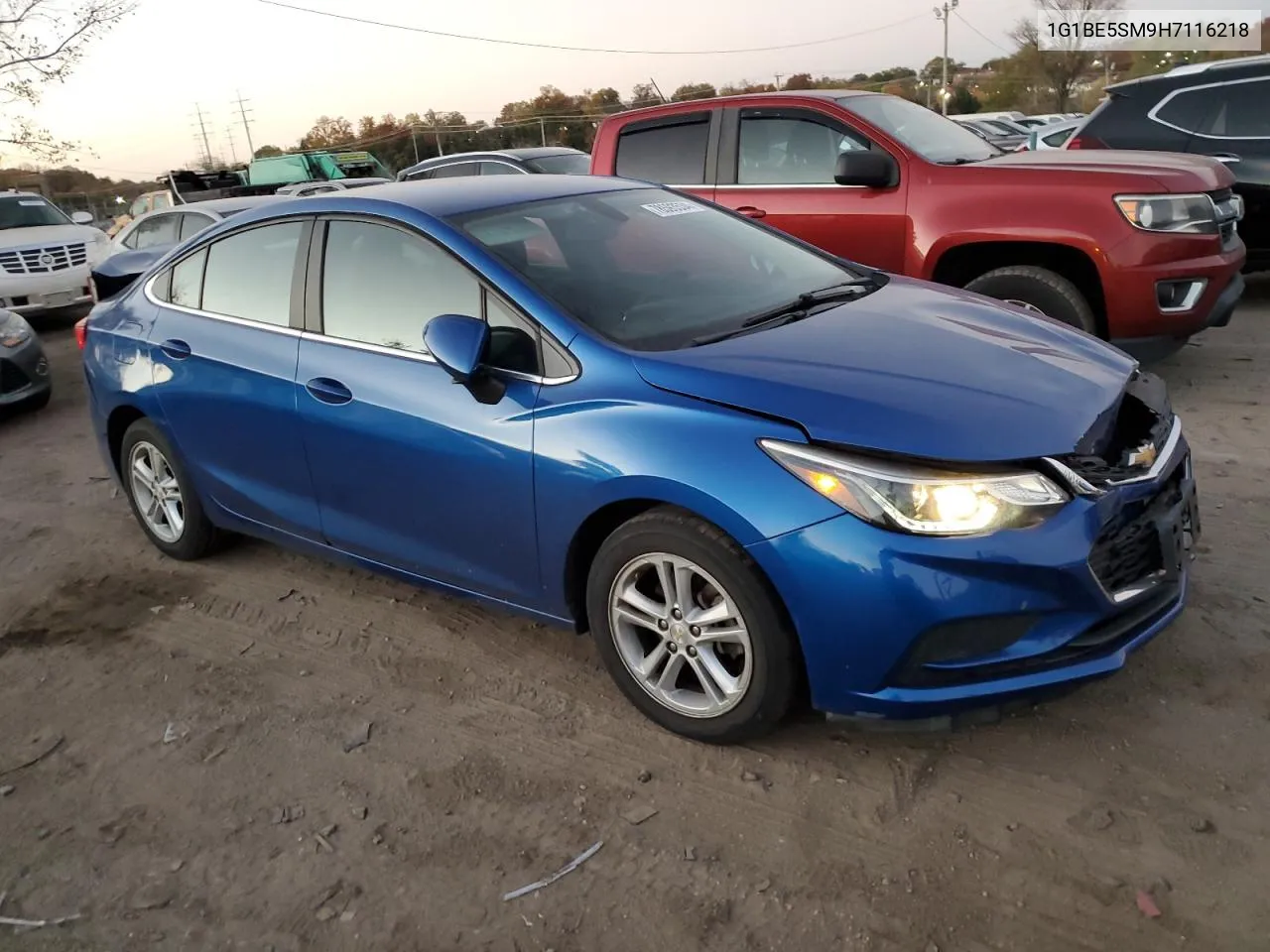 2017 Chevrolet Cruze Lt VIN: 1G1BE5SM9H7116218 Lot: 78593534