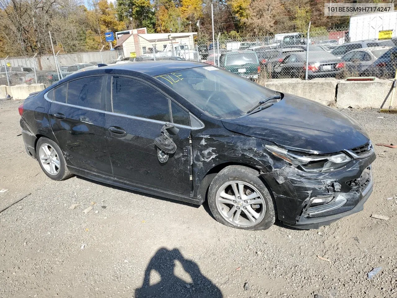 2017 Chevrolet Cruze Lt VIN: 1G1BE5SM9H7174247 Lot: 78638594