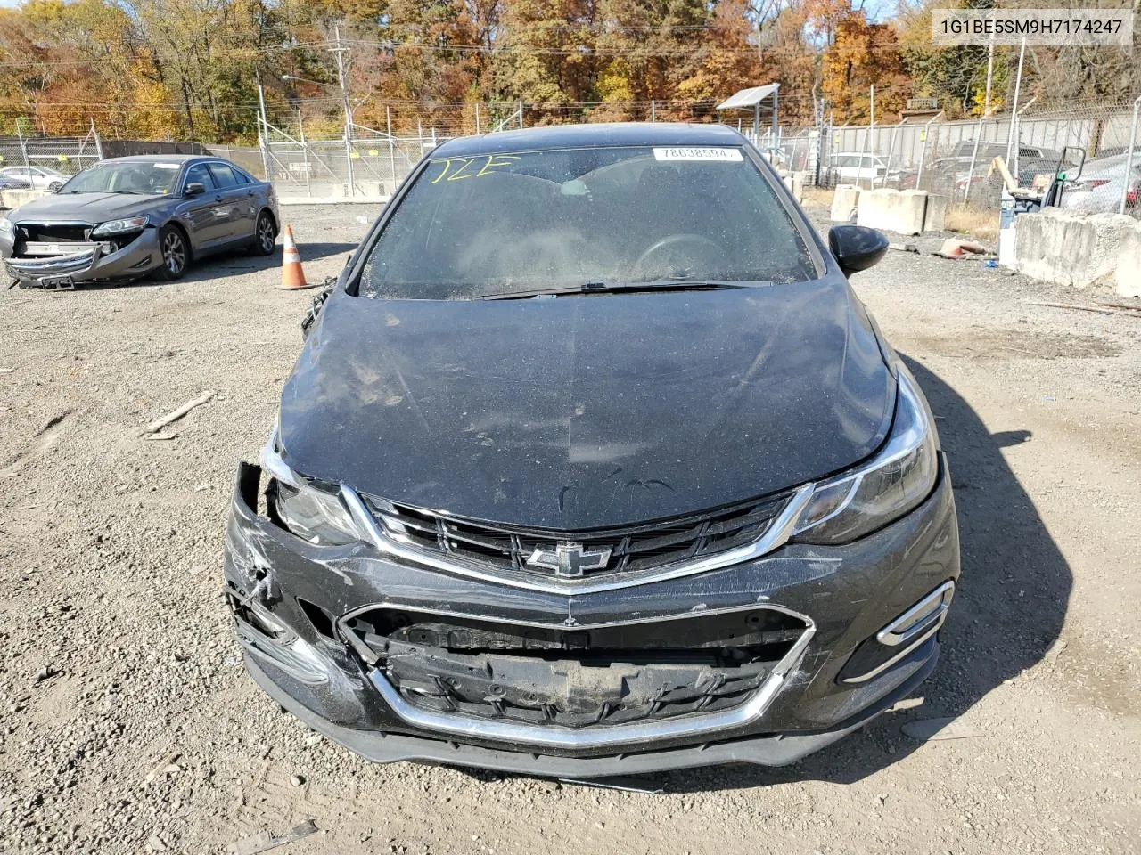 2017 Chevrolet Cruze Lt VIN: 1G1BE5SM9H7174247 Lot: 78638594