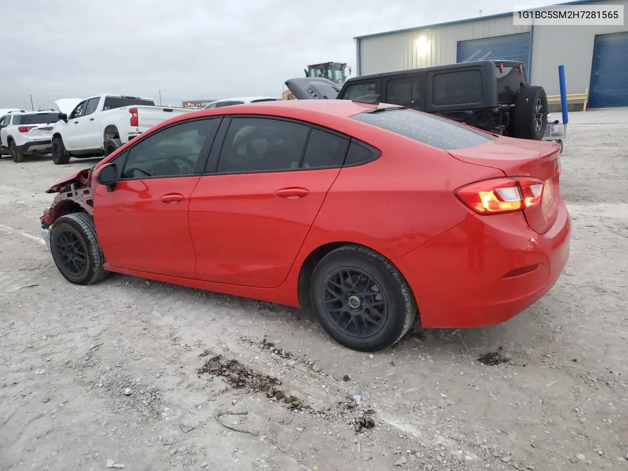 2017 Chevrolet Cruze Ls VIN: 1G1BC5SM2H7281565 Lot: 78806664