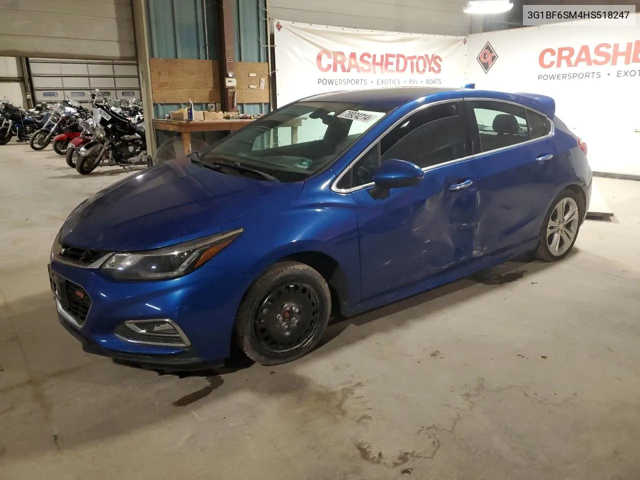 2017 Chevrolet Cruze Premier VIN: 3G1BF6SM4HS518247 Lot: 78924214